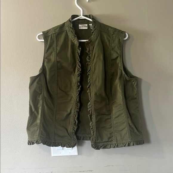 Chico's Jackets & Blazers - Chico's Olive Green Women's Vest